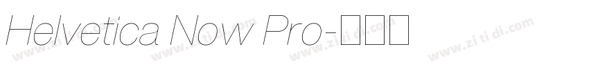 Helvetica Now Pro字体转换